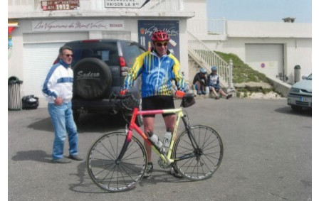Daniel en 2006 à Bédouin ( Montée par Malaucène le lendemain)