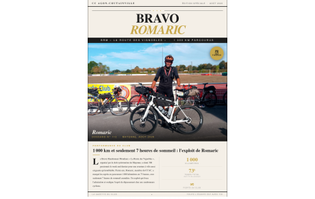 Romaric Le cyclo aux 1000 kms
